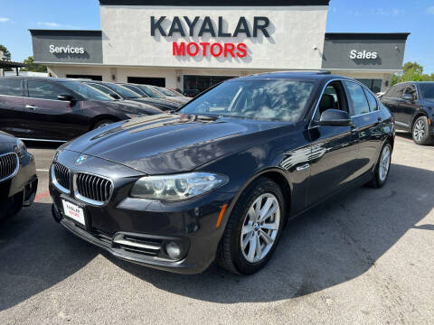 2016 BMW 5 Series for sale at KAYALAR MOTORS in Houston TX