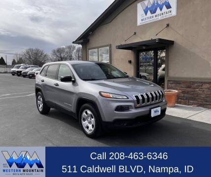 2015 Jeep Cherokee for sale at Western Mountain Bus & Auto Sales in Nampa ID