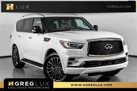 2023 Infiniti QX80 for sale at HGREG LUX EXCLUSIVE MOTORCARS in Pompano Beach FL