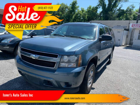 2008 Chevrolet Suburban for sale at Isner's Auto Sales Inc in Dundalk MD