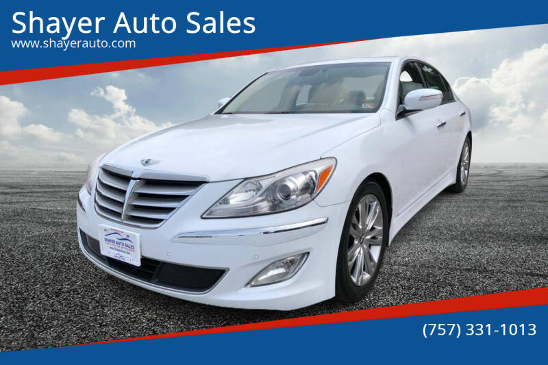 2014 Hyundai Genesis for sale at Shayer Auto Sales in Cape Charles VA