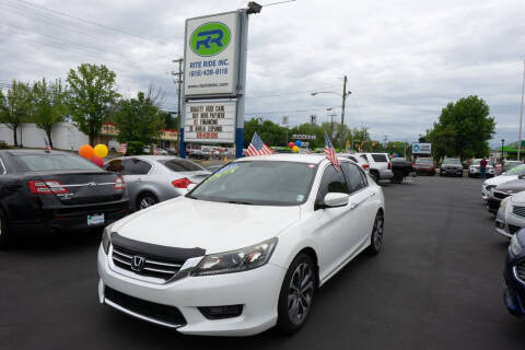 2015 Honda Accord for sale at Rite Ride Inc in Murfreesboro TN