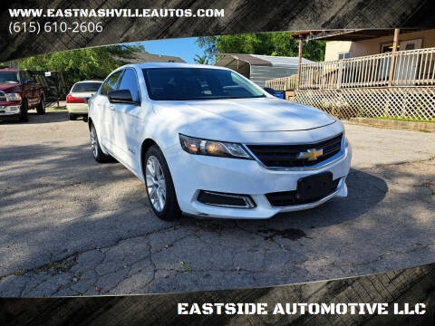 2018 Chevrolet Impala for sale at EASTSIDE AUTOMOTIVE LLC in Nashville TN