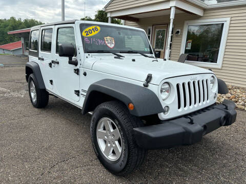 2016 Jeep Wrangler Unlimited for sale at G & G Auto Sales in Steubenville OH