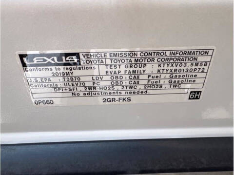 2019 Lexus ES 350