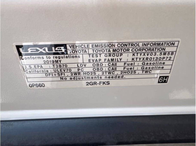 2019 Lexus ES 350