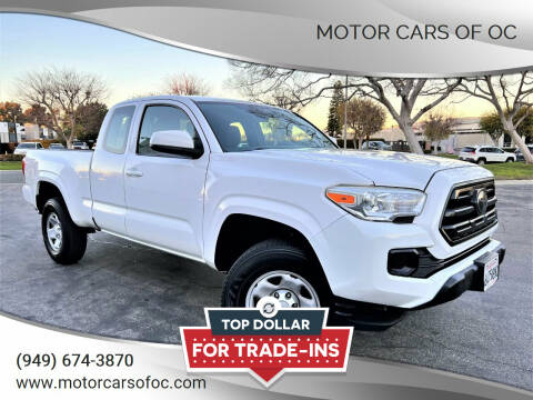 2018 Toyota Tacoma for sale at Motor Cars of OC in Costa Mesa CA