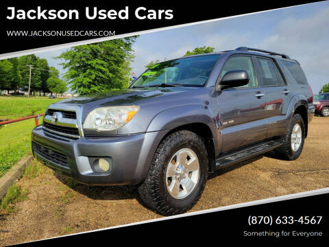 2007 Toyota 4Runner for sale at Jackson Used Cars in Forrest City AR
