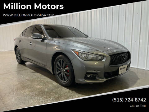 2015 Infiniti Q50 for sale at Million Motors in Adel IA