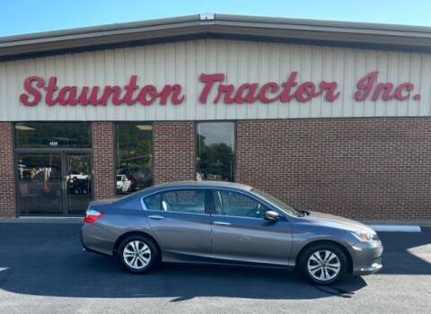 2014 Honda Accord for sale at STAUNTON TRACTOR INC in Staunton VA