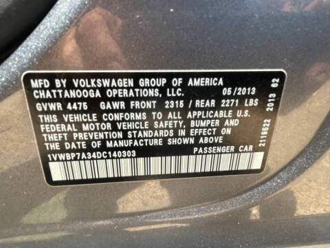 2013 Volkswagen Passat