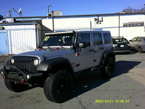 2007 Jeep Wrangler Unlimited for sale at MIRACLE AUTO SALES in Cranston RI