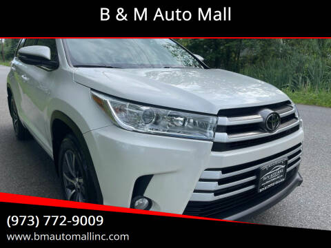 2017 Toyota Highlander for sale at B & M Auto Mall in Clifton NJ