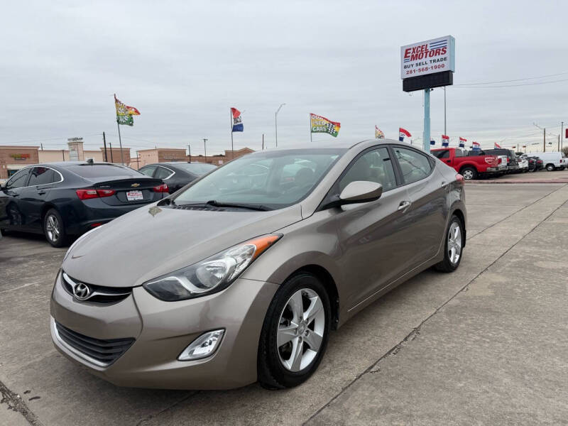 2013 Hyundai Elantra for sale at Excel Motors in Houston TX