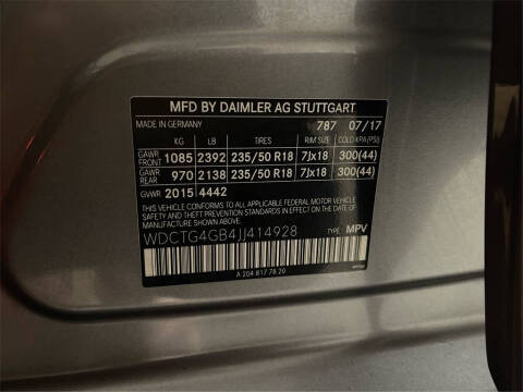 2018 Mercedes-Benz GLA GLA 250 4MATIC