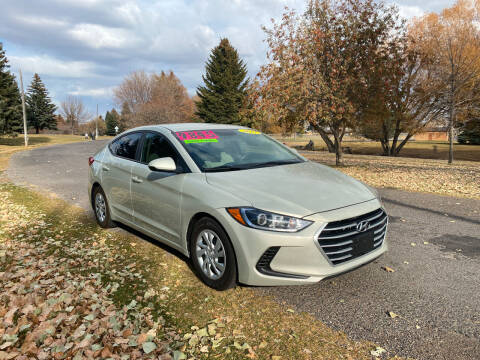2017 Hyundai Elantra for sale at BELOW BOOK AUTO SALES in Idaho Falls ID