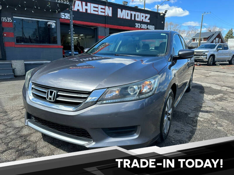 2013 Honda Accord for sale at Shaheen Motorz, LLC. in Detroit MI