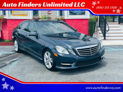 2013 Mercedes-Benz E-Class for sale at Auto Finders Unlimited LLC in Vineland NJ