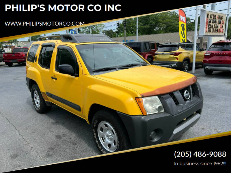 2007 Nissan Xterra for sale at PHILIP'S MOTOR CO INC in Haleyville AL