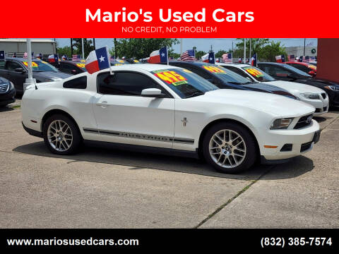 2012 Ford Mustang for sale at Mario's Used Cars in Houston TX