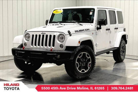 2017 Jeep Wrangler Unlimited for sale at HILAND TOYOTA in Moline IL