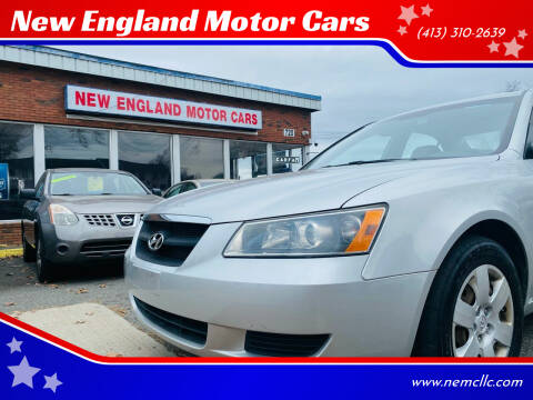 2008 Hyundai Sonata for sale at New England Motor Cars in Springfield MA