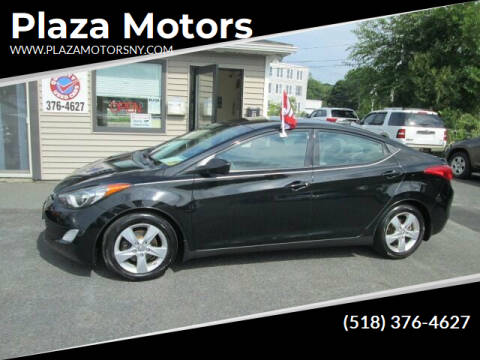 2013 Hyundai Elantra for sale at Plaza Motors in Rensselaer NY