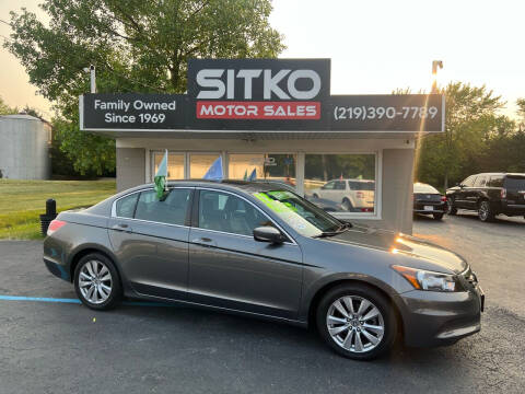 2012 Honda Accord for sale at SITKO MOTOR SALES INC in Cedar Lake IN