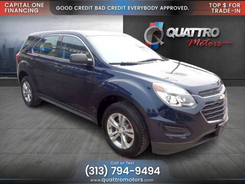 2016 Chevrolet Equinox for sale at Quattro Motors in Redford MI