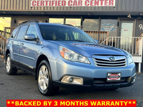 2011 Subaru Outback for sale at CERTIFIED CAR CENTER in Fairfax VA