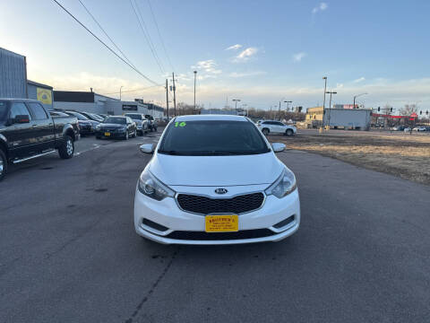 2016 Kia Forte for sale at Brothers Used Cars Inc in Sioux City IA