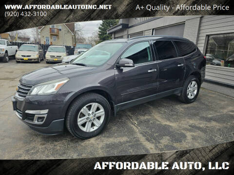 2014 Chevrolet Traverse for sale at AFFORDABLE AUTO, LLC in Green Bay WI