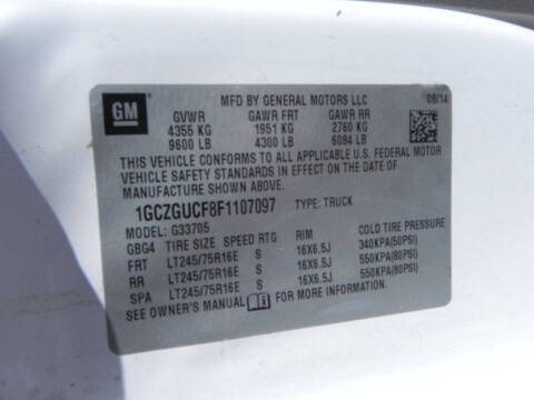 2015 Chevrolet Express 3500