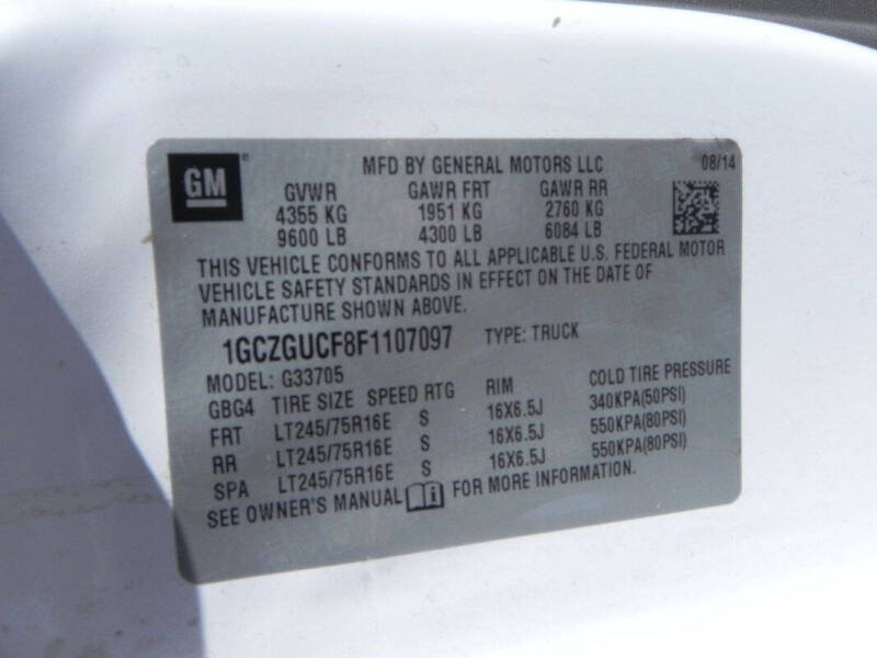 2015 Chevrolet Express 3500