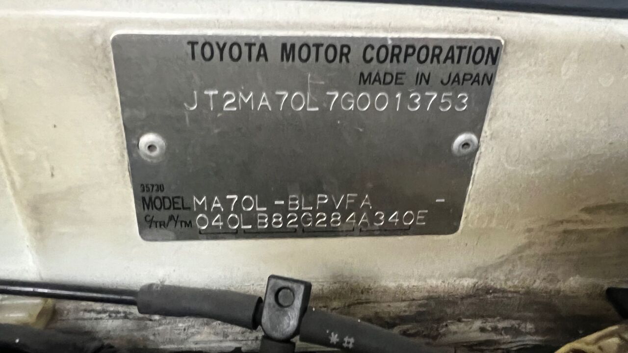 1986 Toyota Supra 8