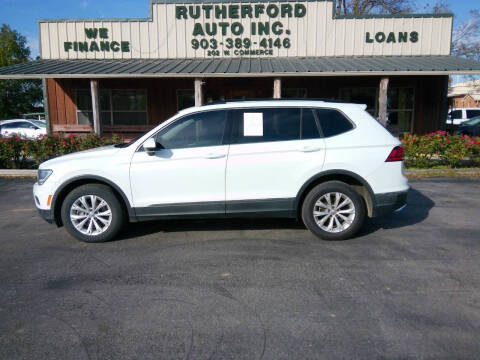 2018 Volkswagen Tiguan for sale at RUTHERFORD AUTO SALES in Fairfield TX