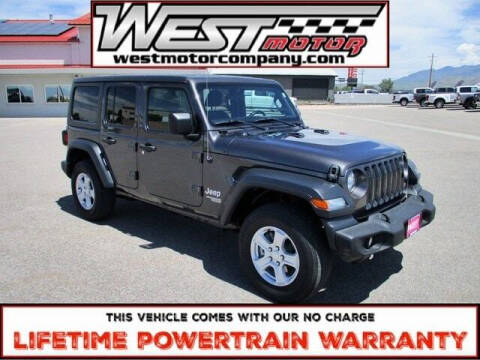 2020 Jeep Wrangler Unlimited for sale at West Motor Company in Hyde Park UT