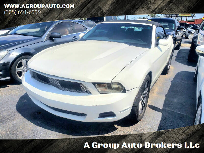 2012 Ford Mustang for sale at A Group Auto Brokers LLc in Opa-Locka FL