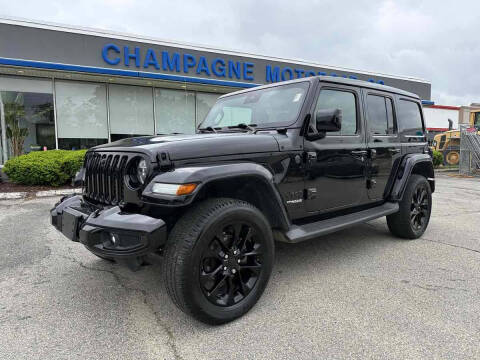 2021 Jeep Wrangler Unlimited for sale at Champagne Motor Car Company in Willimantic CT