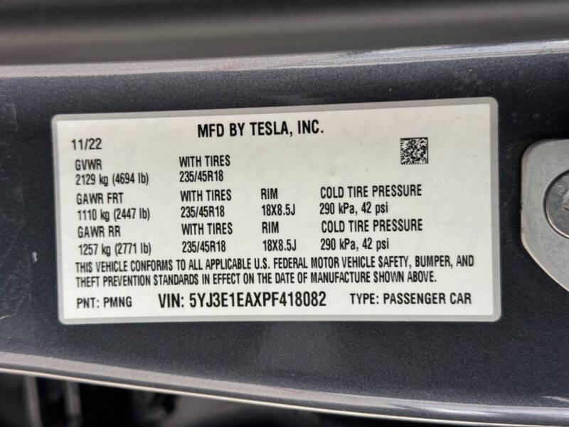 2023 Tesla Model 3