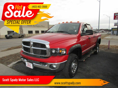 2004 Dodge Ram 2500 for sale at Scott Spady Motor Sales LLC in Hastings NE