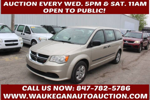 2013 Dodge Grand Caravan for sale at Waukegan Auto Auction in Waukegan IL