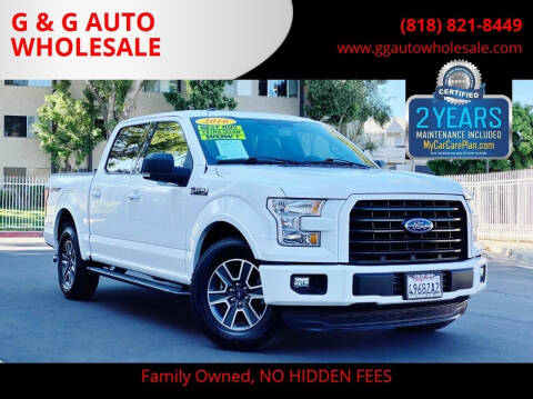 2016 Ford F-150 for sale at G & G AUTO WHOLESALE in North Hollywood CA