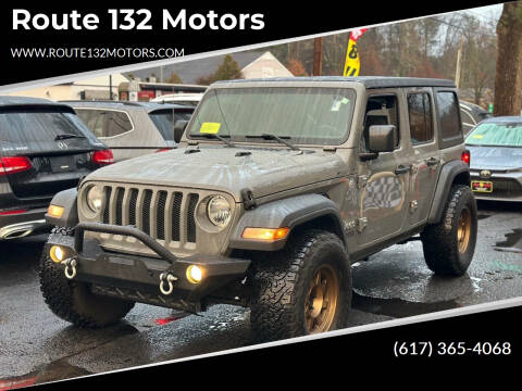 2018 Jeep Wrangler Unlimited for sale at Route 132 Motors in Hyannis MA