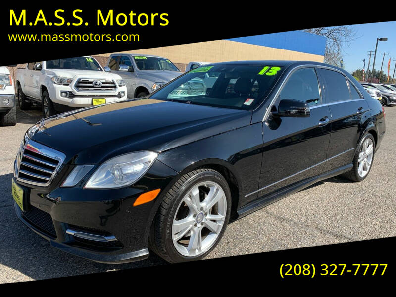 2013 Mercedes-Benz E-Class for sale at M.A.S.S. Motors in Boise ID