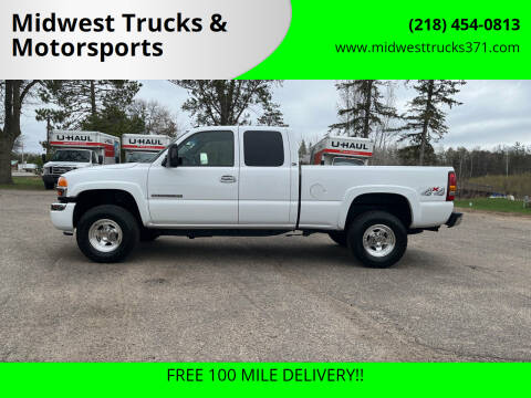 2003 GMC Sierra 2500HD for sale at Midwest Trucks & Motorsports in Merrifield MN