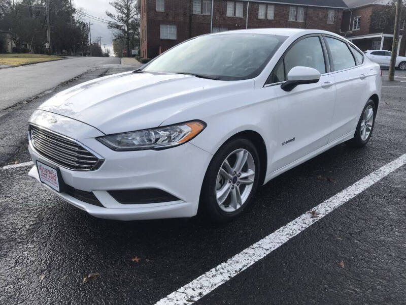 2018 Ford Fusion Hybrid for sale at DEALS ON WHEELS in Moulton AL