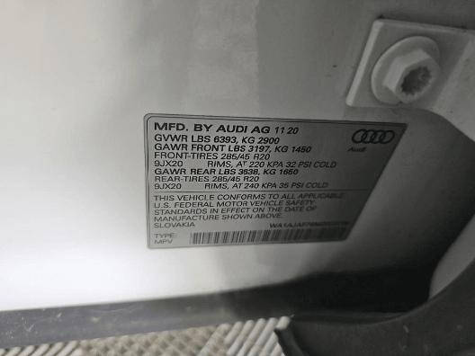 2021 Audi Q7 quattro Premium 45 TFSI