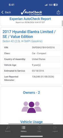 2017 Hyundai Elantra