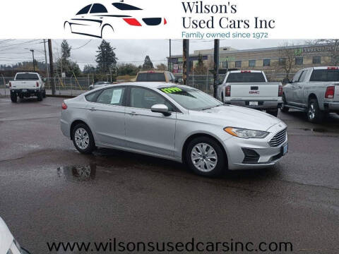 2019 Ford Fusion for sale at Wilson's Used Cars Inc in Eugene OR
